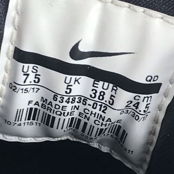 Nike Air Huarache Run Black Athletic Running Shoes 634835-012 Women’s Size 7.5 - Picture 11 of 12